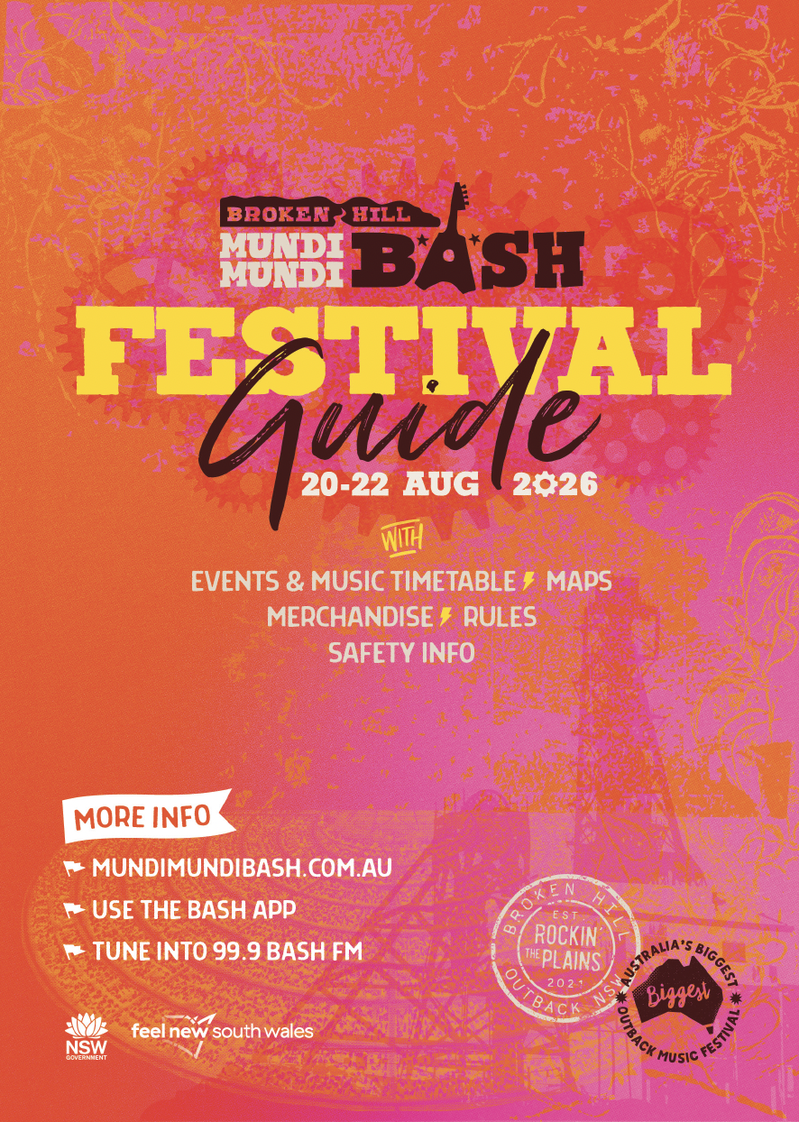Mundi Mundi Bash 2026 Festival Guide cover